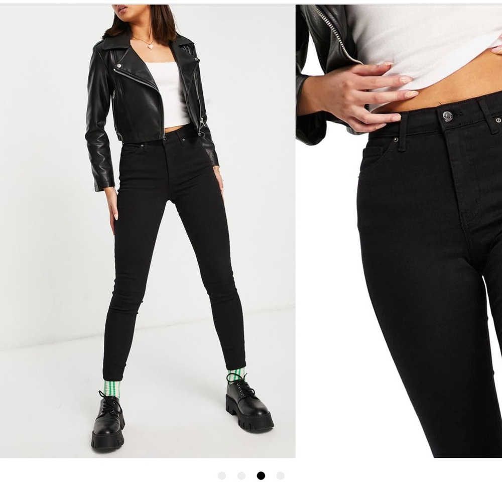 Topshop high rise skinny jeans